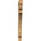Ekena Millwork Olympic Block Rough Sawn Bracket, Western Red Cedar, 4"W x 34"D x 46"H BKT04X34X46OLY05RWR - alternate 2